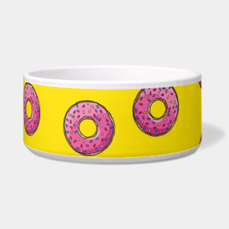 Schattigee roze donuts voerbakje