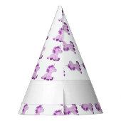 Schattigee Roze Eenhoorn Patroon Kids Verjaardag Feesthoedjes (Achterkant)