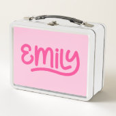 Schattigee roze Emily handschrift typografie (Voorkant)