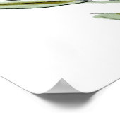 Schattigee Roze en Blauwe Flower Fairy Poster (Hoek)