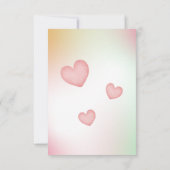 Schattigee roze en Paarse ballerina kitten verjaar Kaart (Achterkant)