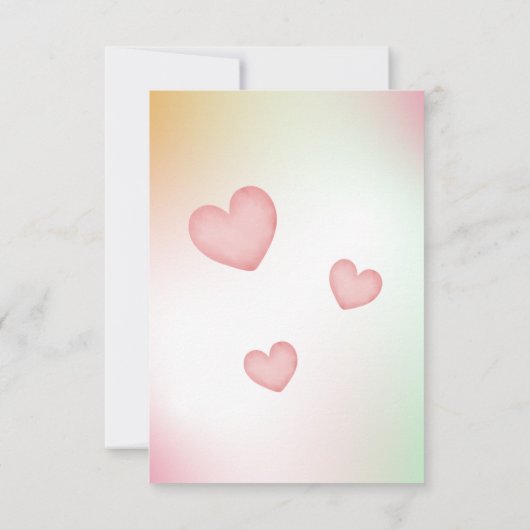 Schattigee roze en Paarse ballerina kitten verjaar Kaart (Achterkant)