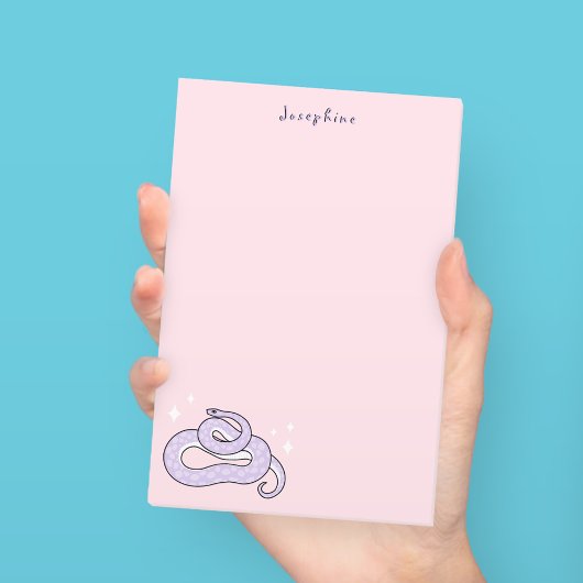 Schattigee roze en Paarse slang Post-it® Notes