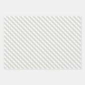 Schattigee Roze en Witte Klavers Iers Baby shower Inpakpapier Vel (Voorkant 2)