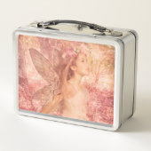 Schattigee Roze Fairy van Spring Fantasy Art (Achterkant)