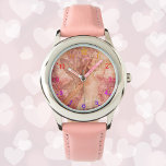 Schattigee Roze Fairy van Spring Fantasy Art Horloge<br><div class="desc">Fantasy Art ontmoet schattig met het horloge van dit kleine meisje! Onze Schattigee roze fee van de lente is afgebeeld op een nieuw horloge, perfect voor elk klein meisje dat houdt van een vleugje magie in haar leven. Het is een heerlijk gevoel om onze kunst tot leven te zien komen...</div>