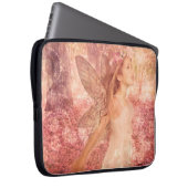 Schattigee Roze Fairy van Spring Fantasy Art Laptop Sleeve (Voorkant Rechts)