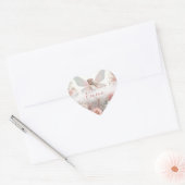 Schattigee  Roze Fee met Harten Hart Sticker (Envelop)