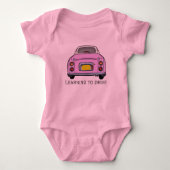 Schattigee Roze Figaro Car Figarations Baby Bodysu Romper (Voorkant)