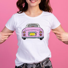 Schattigee Roze Figaro Car Figarations Graphic T-shirt