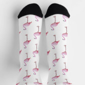 Schattigee Roze Flamingo Tropische Girly Sokken (Top)