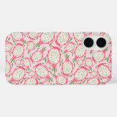 Schattigee roze fruitdraak Case-Mate iPhone case (Achterkant (horizontaal))