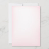 Schattigee Roze Geest Halloween 1e verjaardag Kaart (Achterkant)