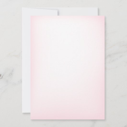 Schattigee Roze Geest Halloween 1e verjaardag Kaart (Achterkant)