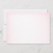 Schattigee Roze Geest Halloween Baby shower Party  Kaart (Achterkant)