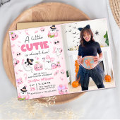 Schattigee Roze Geest Halloween Baby shower Party  Kaart