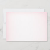 Schattigee Roze Geest Halloween Verjaardagsfoto Bedankkaart (Achterkant)