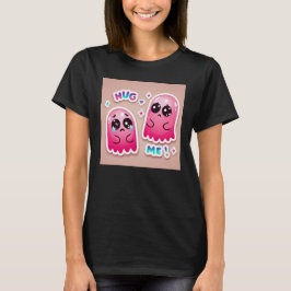 Schattigee Roze Geest: Knuffel Mij! :( nr. 14 T-shirt