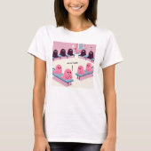 Schattigee Roze Geest: Knuffel Mij! :( nr. 24 T-shirt (Voorkant)