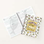 Schattigee Roze Gele Keuken Dagboek Baking Edition Notitieboek (Binnen)