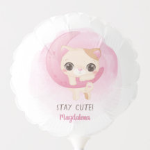 Schattigee roze gepersonaliseerde Kirr