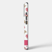 Schattigee Roze Girly Cowgirl Coquette Personalise Case-Mate iPhone Case (Achterkant / Links)