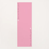 Schattigee Roze Girly Yoga Mat (Voorkant)
