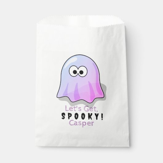 Schattigee Roze Google Eyes Ghost: Spooky & Whimsi Bedankzakje (Voorkant)
