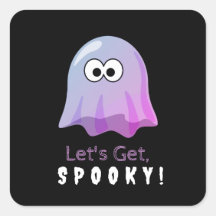 Schattigee Roze Google Eyes Ghost: Spooky & Whimsi