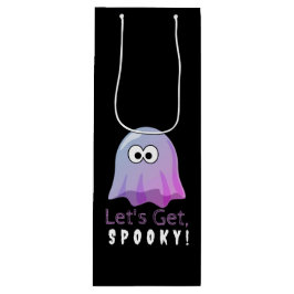 Schattigee Roze Google Eyes Ghost: Spooky & Whimsi Wijn Cadeautas