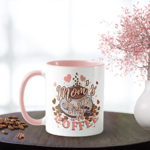 Schattigee Roze Grappige Moederdag Wordt Beter Met Mok