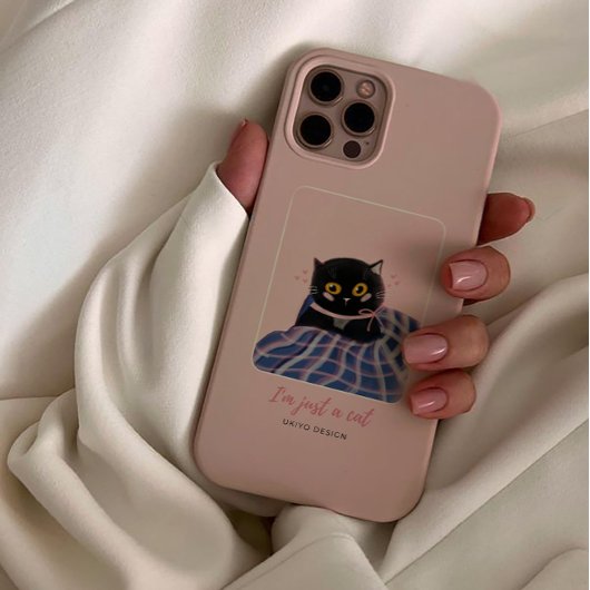 Schattigee roze grillen van Pet Cat Case-Mate iPhone Case