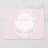 Schattigee roze grillige kerstvakantie van de Kers Feestdagenkaart (Achterkant)