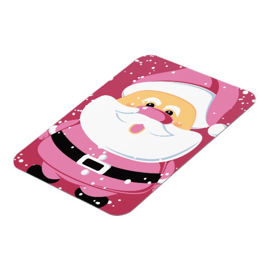 Schattigee roze grillige kerstvakantie van de Kers Magneet (Linkerzijde)