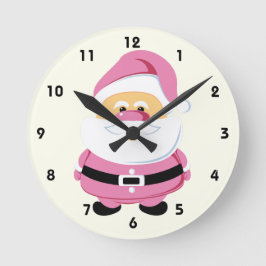 Schattigee roze grillige kerstvakantie van de Kers Ronde Klok