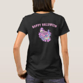 Schattigee Roze Grim Reaper Halloween T-shirt (Achterkant)