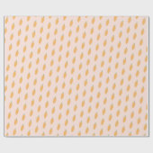 Schattigee roze groene Happy Easter Wortelen Cadeaupapier (Vlak)