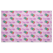 SCHATTIGEE ROZE HAAR STYLIST STOF (Fat Quarter)