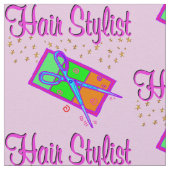 SCHATTIGEE ROZE HAAR STYLIST STOF (Close Up)