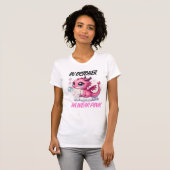 Schattigee roze Halloween "In oktober Draag we roz T-shirt (Voorkant volledig)
