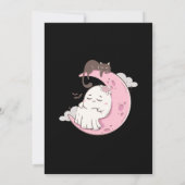 Schattigee Roze Halloween Verjaardag Boo Day Party Kaart (Achterkant)