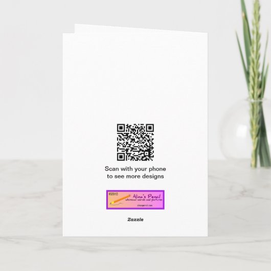 Schattigee roze Happy Nurses Week Scrubs en Stetho Kaart (Achterkant)