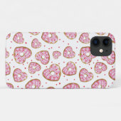 Schattigee roze hart koekjes Case-Mate iPhone case (Achterkant (horizontaal))