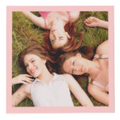 Schattigee Roze Harten Dans BFF Photo Cube Kubus (Voorkant)