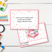 Schattigee Roze Harten Dessert School Valentijn's 