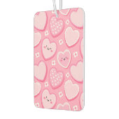 Schattigee Roze Harten en Bloemen Luchtverfrisser (Links)