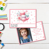 Schattigee Roze Harten Foto Klaslokaal Valentijn's Kaart