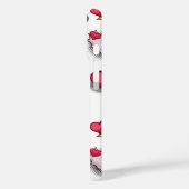 Schattigee roze harten gepersonaliseerde naam Case-Mate iPhone case (Achterkant / Links)