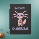 Schattigee Roze I Axolotl-vragen iPad Pro Cover<br><div class="desc">Schattige axolotl iPad cover om je liefde voor axolotls en je liefde voor school te shows. Geweldig voor alle geeks en nerds met diepe liefde voor deze specifieke amfibieën. Geïllustreerd en ontworpen door Patricia Alvarez.</div>
