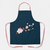 Schattigee roze Japanse kersenbloesem bloesem bloe Schort (Voorkant)